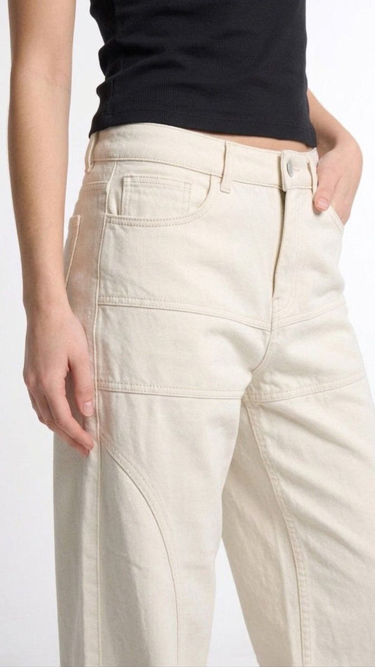 Wide Leg Statement Jeans