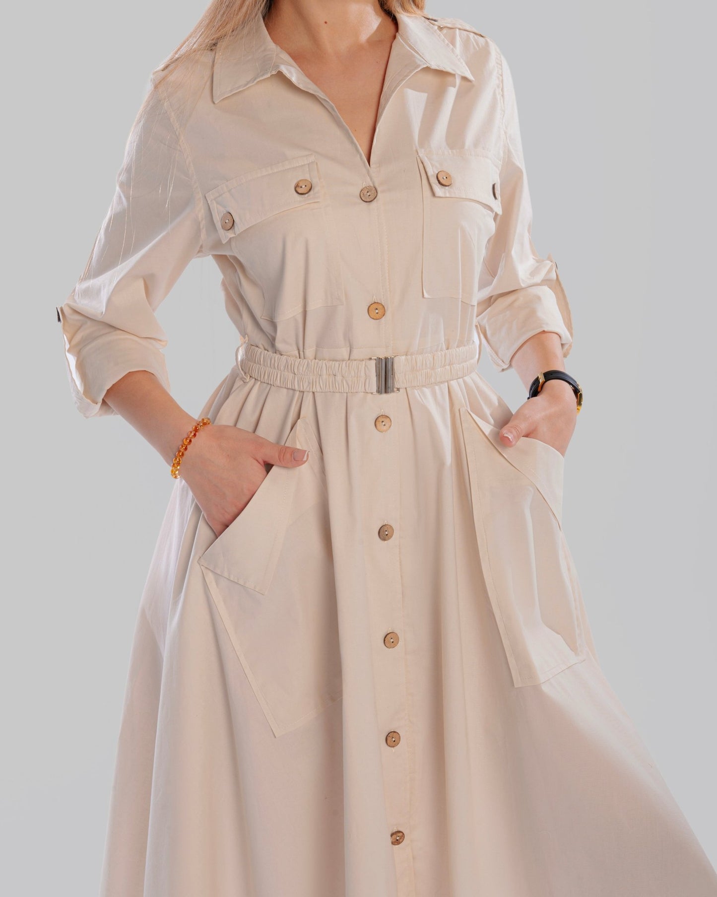 The All - Day Midi dress - Elara