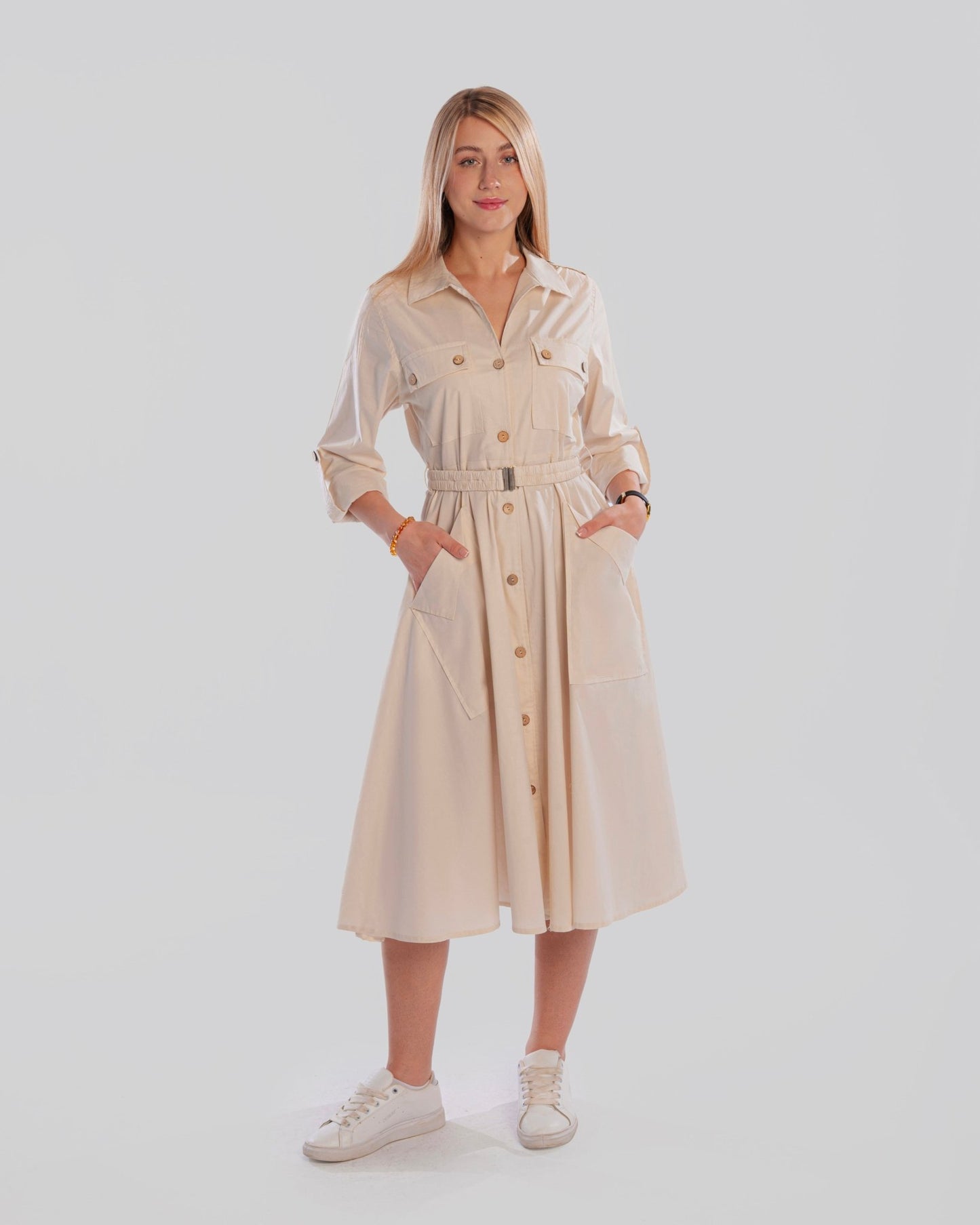 The All - Day Midi dress - Elara