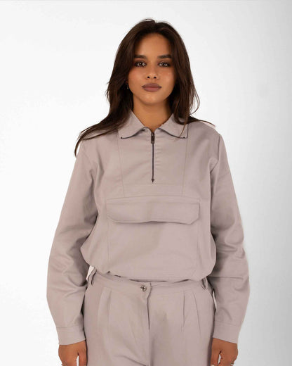 Women’s Light Grey Suit – Practical Elegance with a Modern Touch