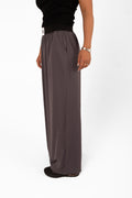 FlexFit High-Waist Wide-Leg Trousers - Grey
