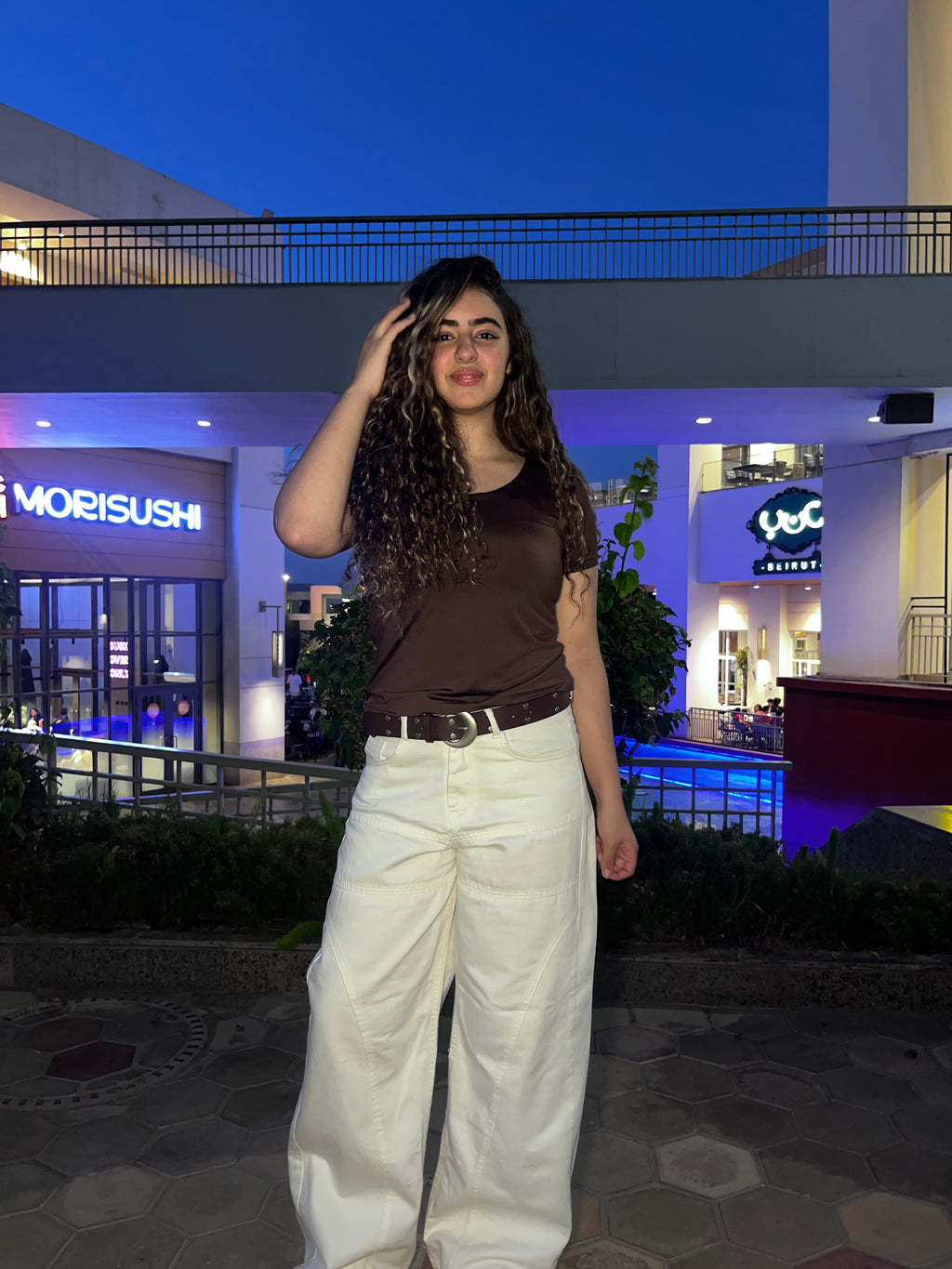 Wide Leg Statement Jeans - White