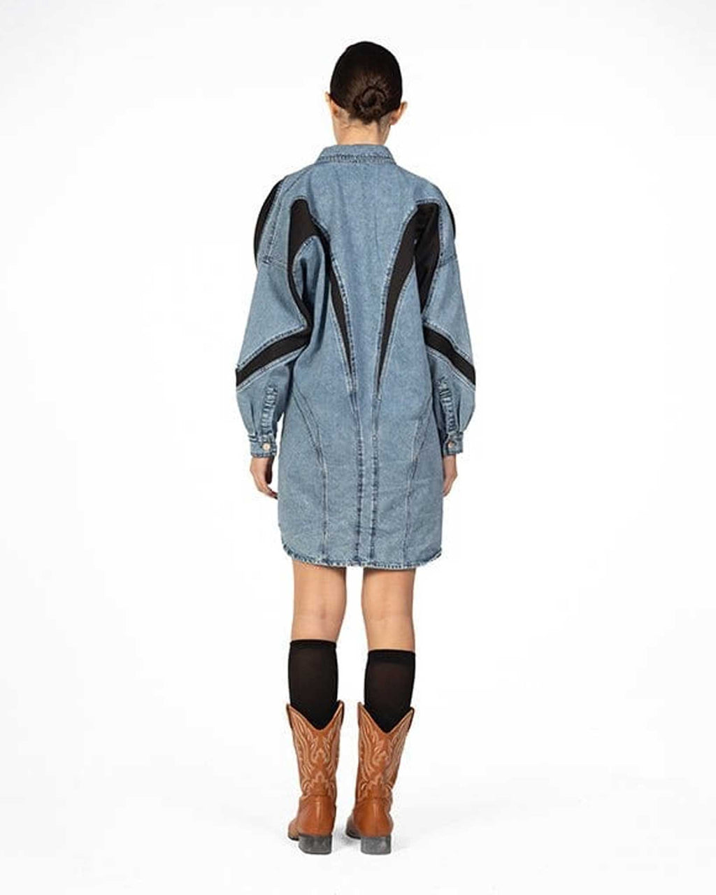 Blackened Blue Dress