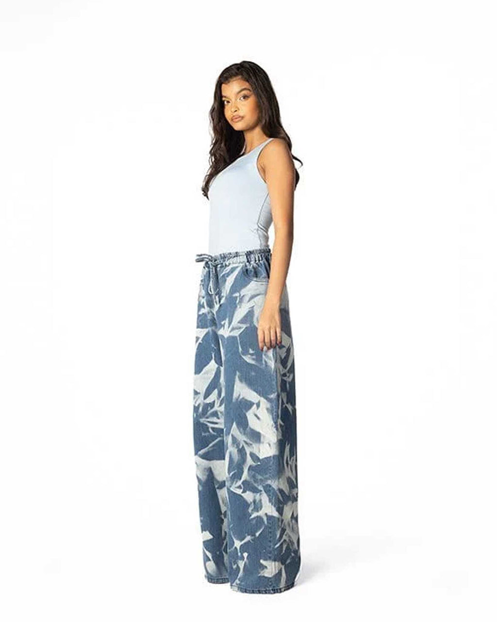 Cloud Wash Denim Pants