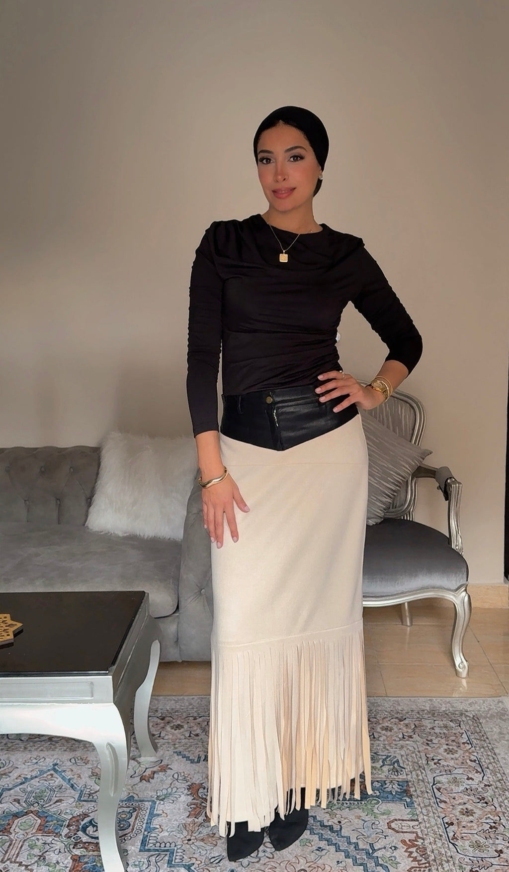 Suede Skirt