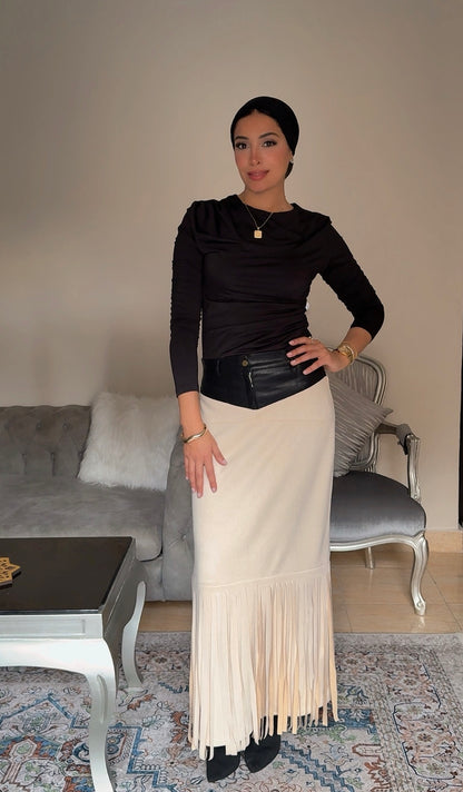 Suede Skirt
