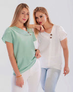 Mint & Milk Blouse