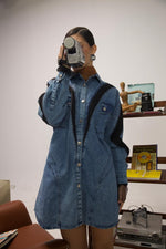 Blackened blue dress - Elara