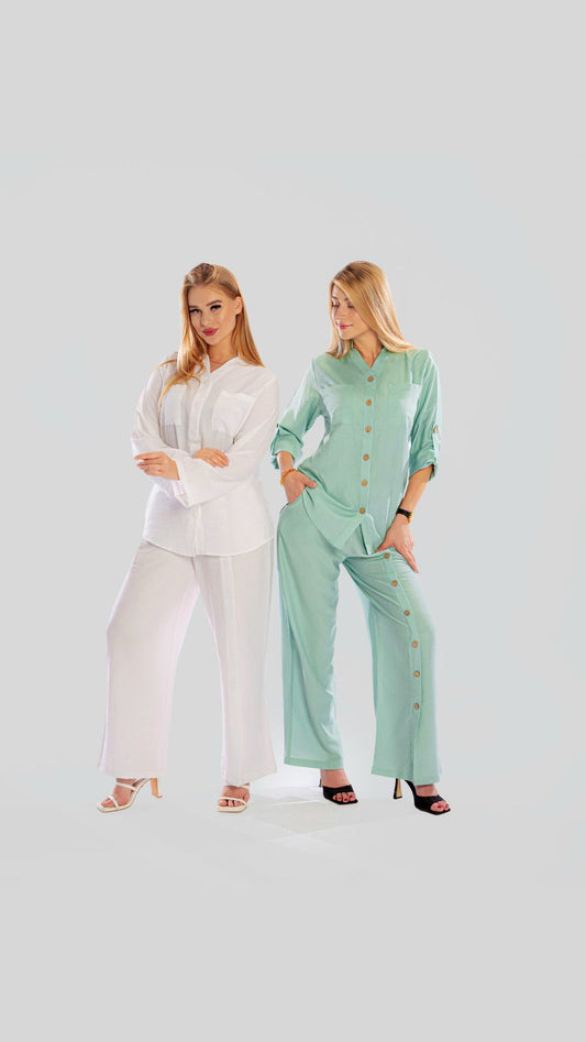 Elegant Summer Co - Ord – Classy & Cool Summer Outfit - Elara