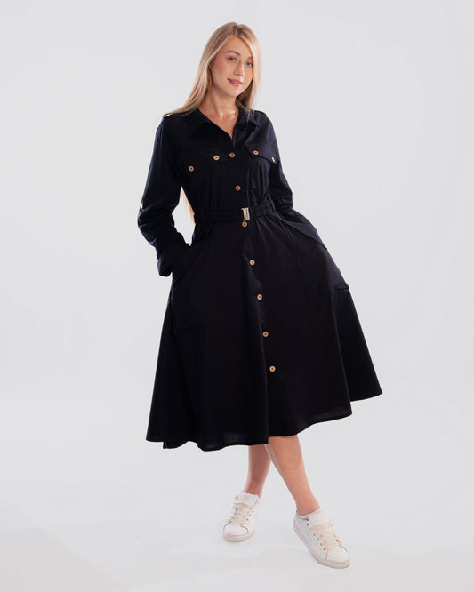 The All - Day Midi dress - Elara