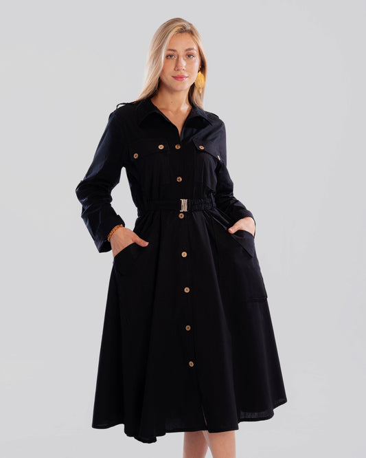 The All - Day Midi dress - Elara